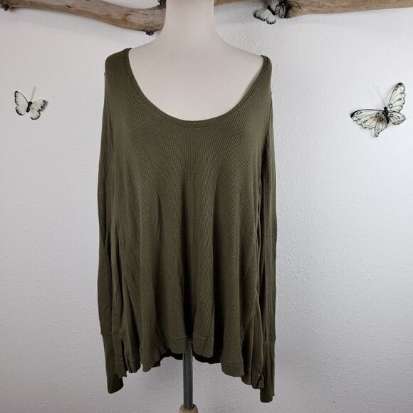 Free people Malibu thermal top green - Picture 7 of 8